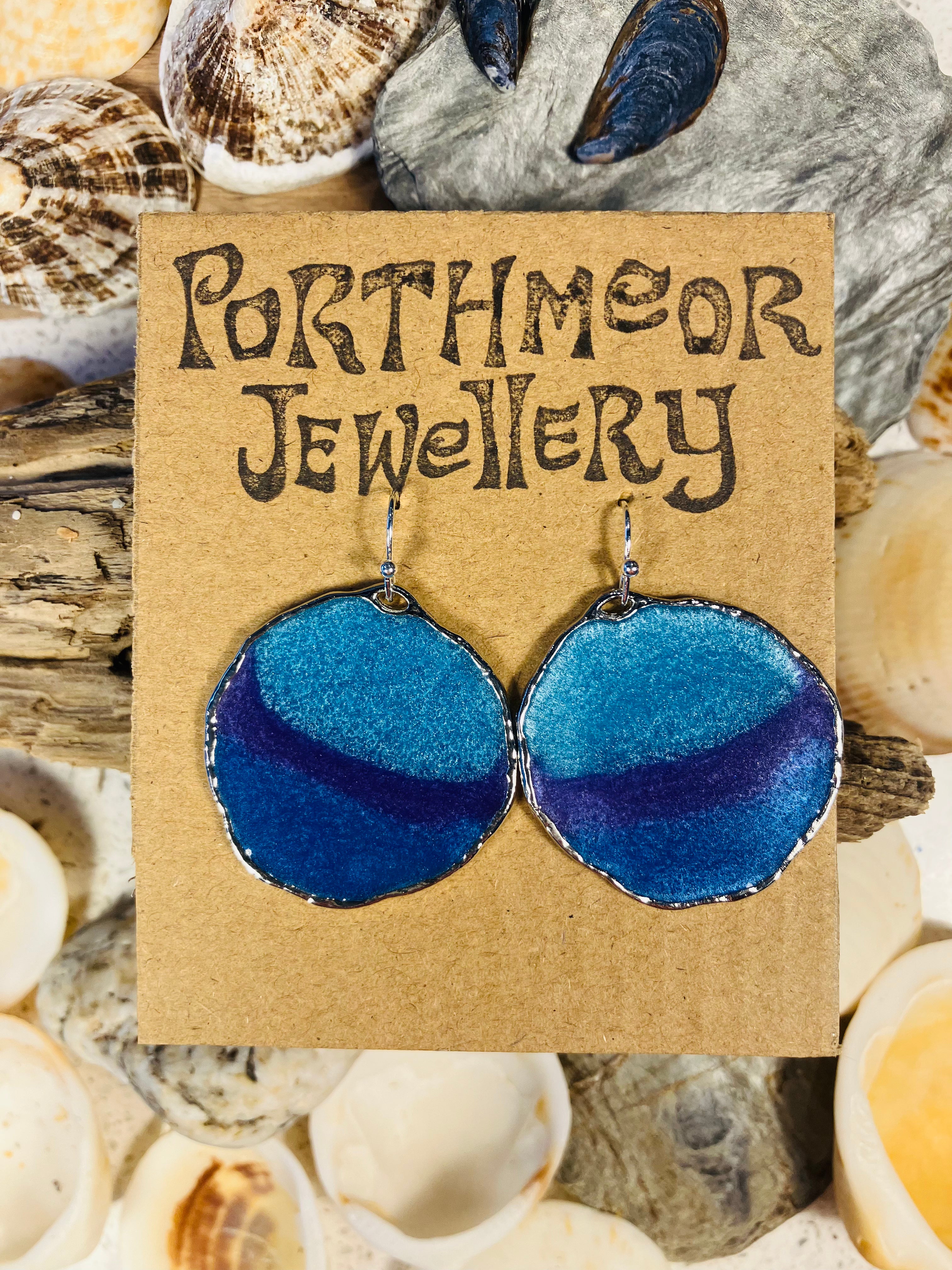 Hand Made Cornish Earrings.