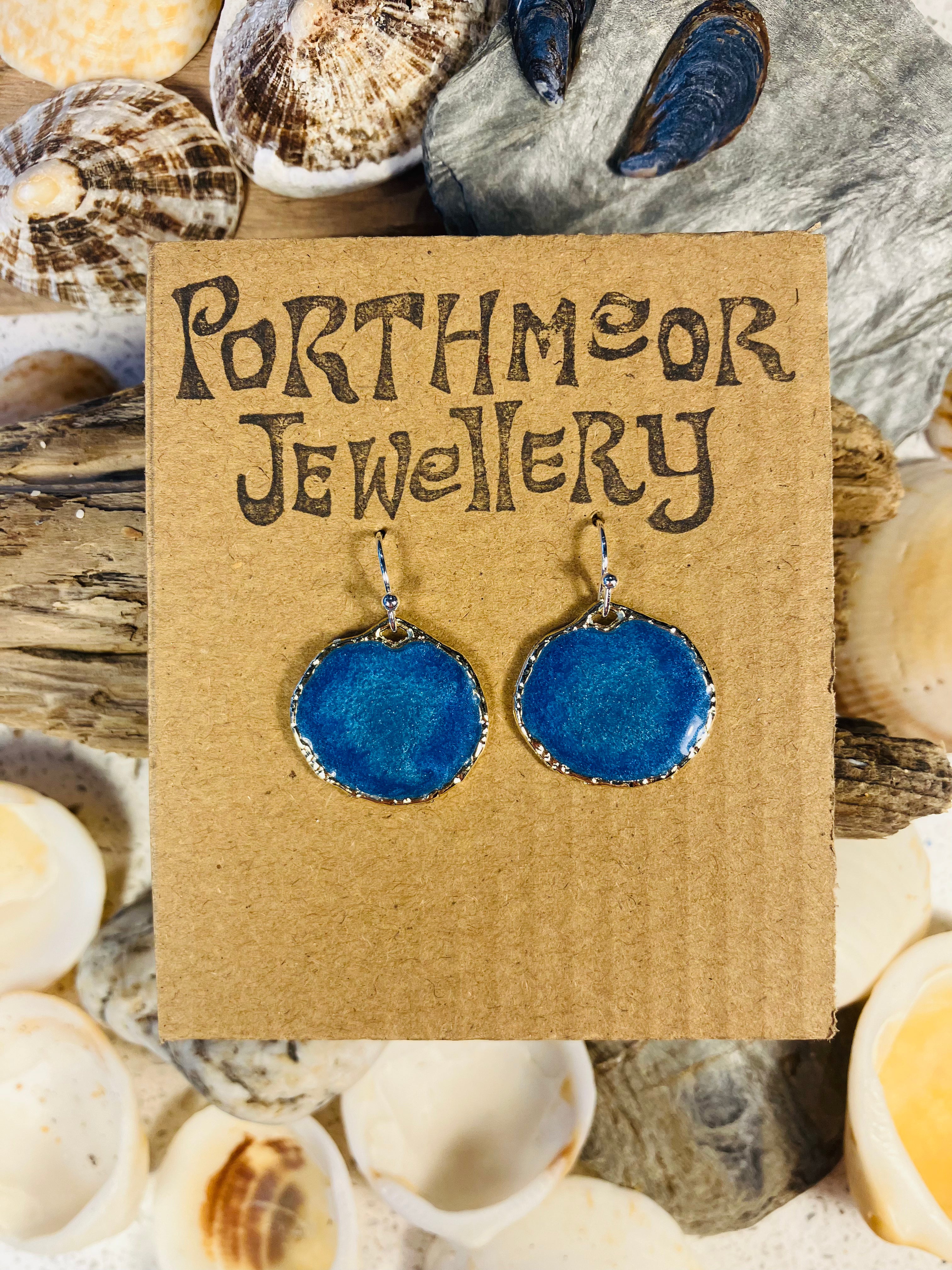 Hand Made Cornish Earrings.